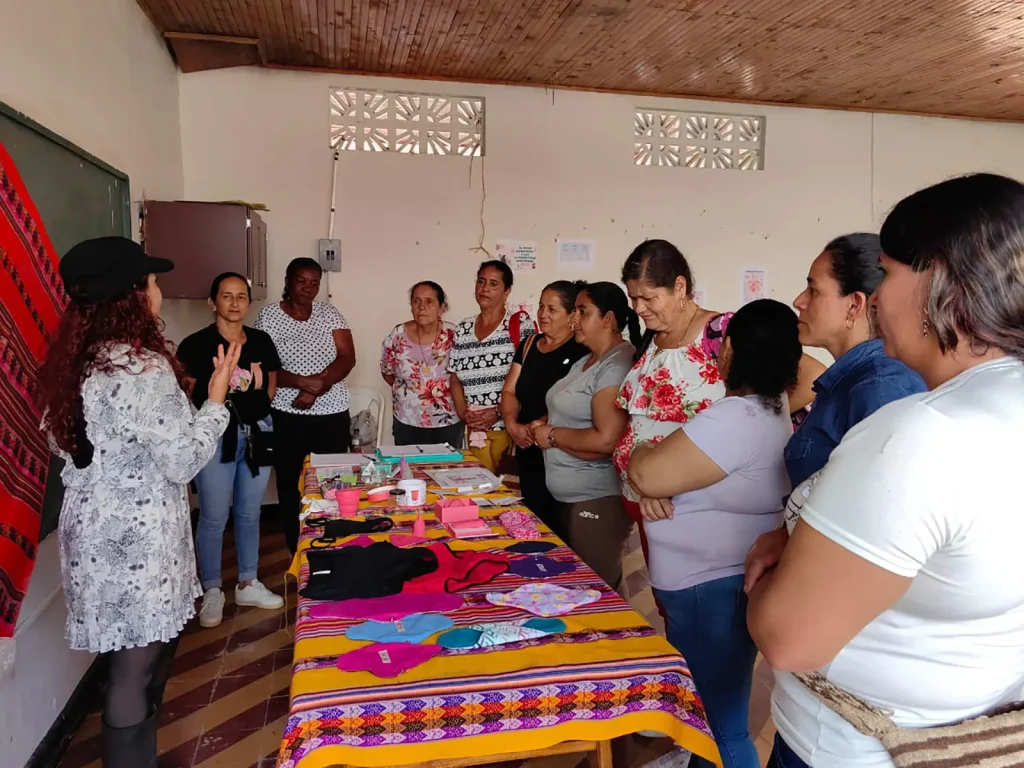 Red de Mujeres Campesinas de La Serranía hablan sobre Mi cuerpo mi territorio